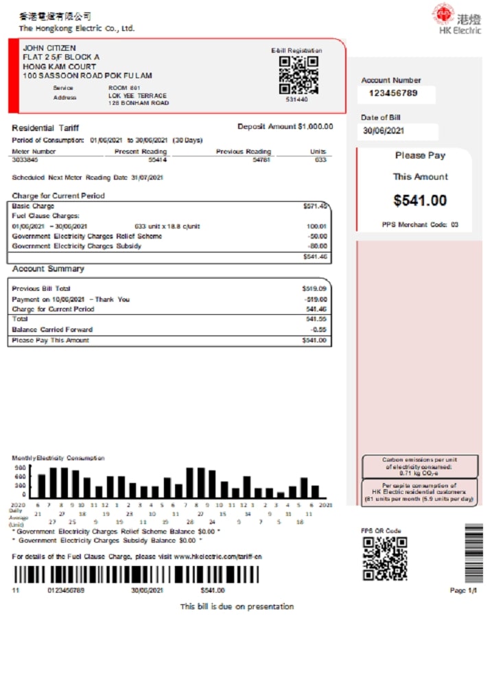 Minol USA business utility bill 